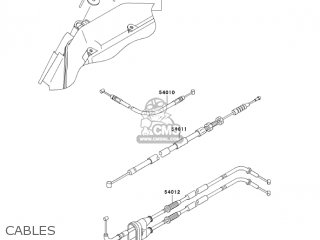 CABLES - ZX636D6F NINJA ZX6R 2006 USA CALIFORNIA CANADA
