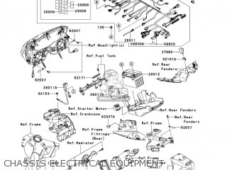 CHASSIS ELECTRICAL EQUIPMENT - ZX636D6F NINJA ZX6R 2006 USA CALIFORNIA CANADA