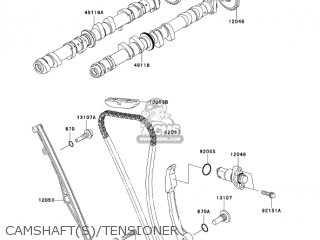 CAMSHAFT(S)/TENSIONER - ZX636D6F NINJA ZX6R 2006 USA CALIFORNIA CANADA