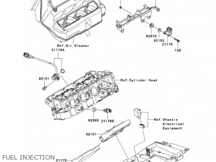 FUEL INJECTION - ZX636D6F ZX6R 2006 USA CALIFORNIA CANADA