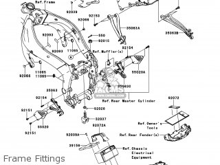 Kawasaki ZX636EDF NINJA ZX6R 2013 USA parts lists and schematics