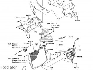 Kawasaki ZX636EDF NINJA ZX6R 2013 USA parts lists and schematics