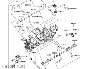 Kawasaki ZX636EEF NINJA ZX6R 2014 USA parts lists and schematics