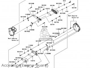 Accessory(Engine Guard) - ZX636EEF NINJA ZX6R 2014 USA