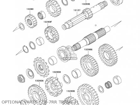 OPTIONAL PARTS (ZX-7RR TRANS.) - ZX750-P8 2003 USA CALIFORNIA CANADA