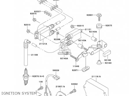 IGNITION SYSTEM - ZX750-P8 2003 USA CALIFORNIA CANADA