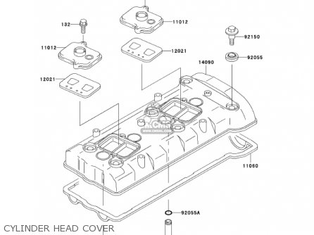 CYLINDER HEAD COVER - ZX750-P8 2003 USA CALIFORNIA CANADA