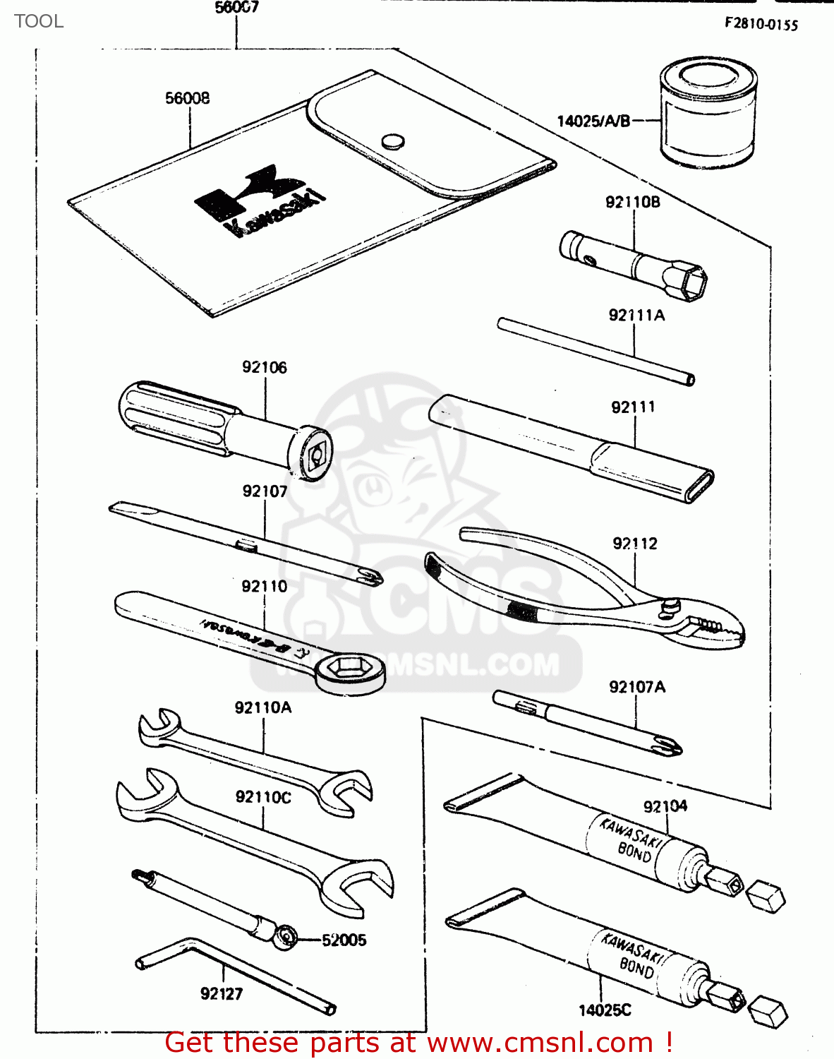 TOOL ZX750A1 1983 EUROPE UK FR IT NR SD ST