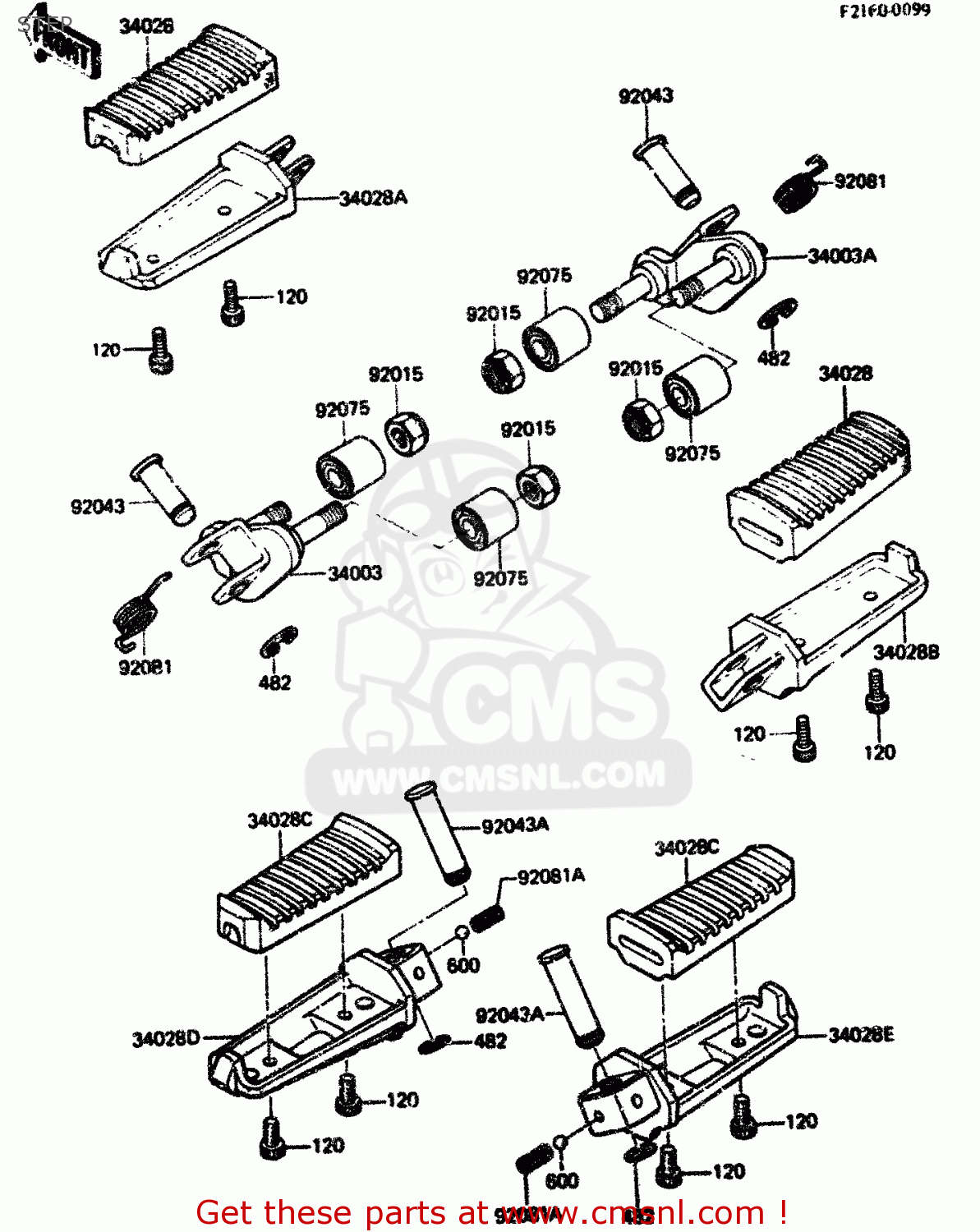 STEP ZX750A1 1983 EUROPE UK FR IT NR SD ST