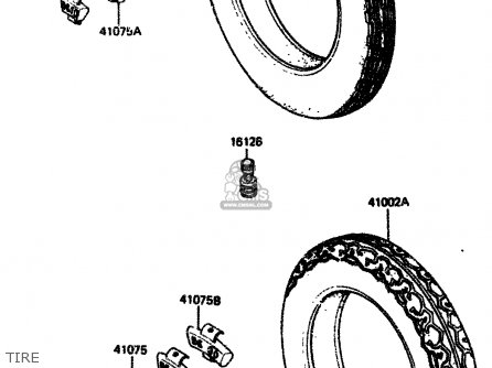 TIRE - ZX750A1 1983 EUROPE UK FR IT NR SD ST