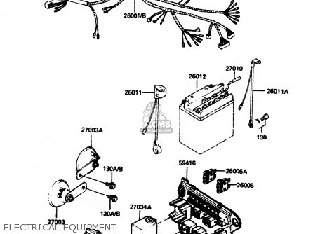 ELECTRICAL EQUIPMENT - ZX750A1 1983 EUROPE UK FR IT NR SD ST