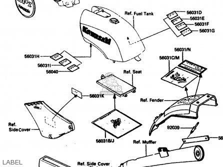 LABEL - ZX750A1 1983 EUROPE UK FR IT NR SD ST