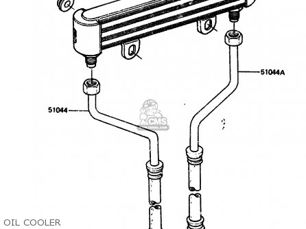 OIL COOLER - ZX750A1 1983 EUROPE UK FR IT NR SD ST