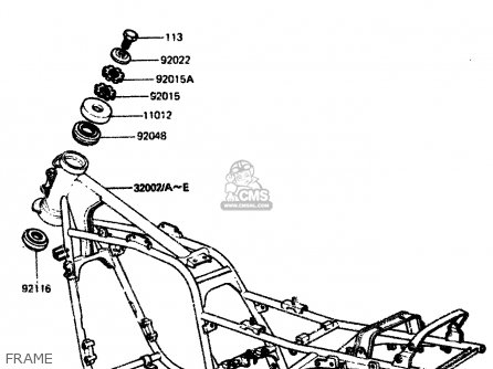 FRAME - ZX750A1 1983 EUROPE UK FR IT NR SD ST