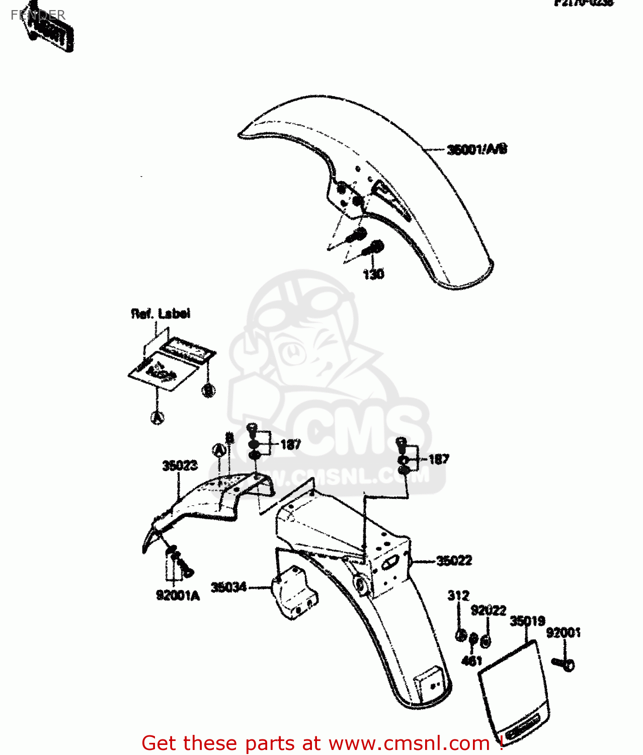 FENDER ZX750A2 1984 EUROPE UK FR GR IT NR SD