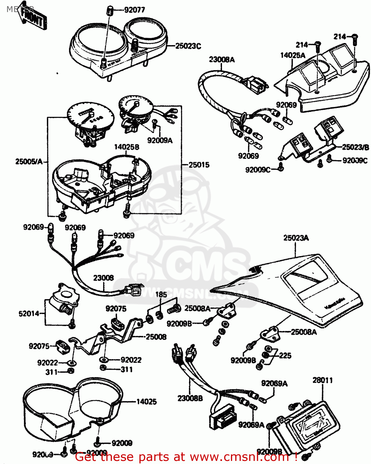 METER ZX750A2 1984 EUROPE UK FR GR IT NR SD