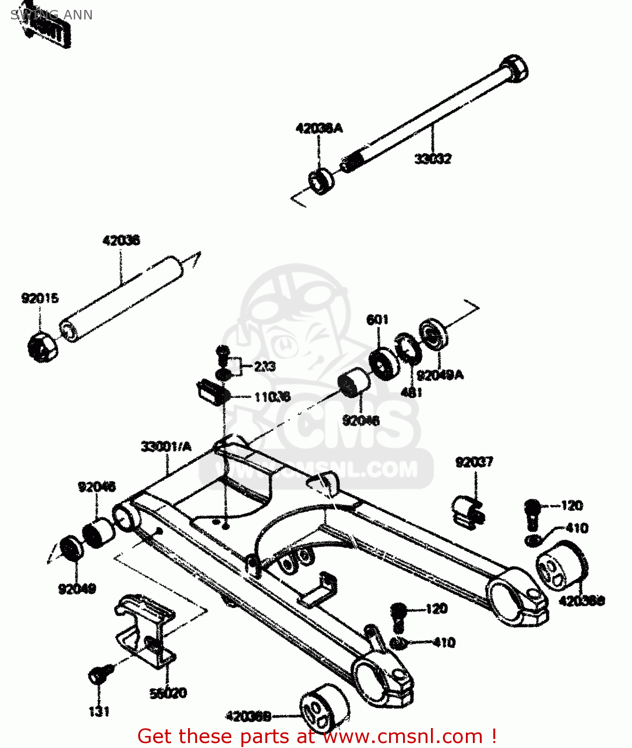 SWING ANN ZX750A2 1984 EUROPE UK FR GR IT NR SD