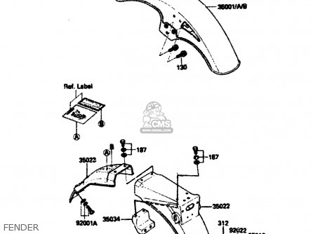 FENDER - ZX750A2 1984 EUROPE UK FR GR IT NR SD