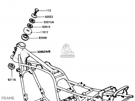 FRAME - ZX750A3 1985 EUROPE UK FR GR IT NR SD