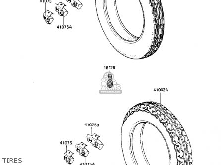 TIRES - ZX750A3 GPZ750 1985 USA CALIFORNIA CANADA