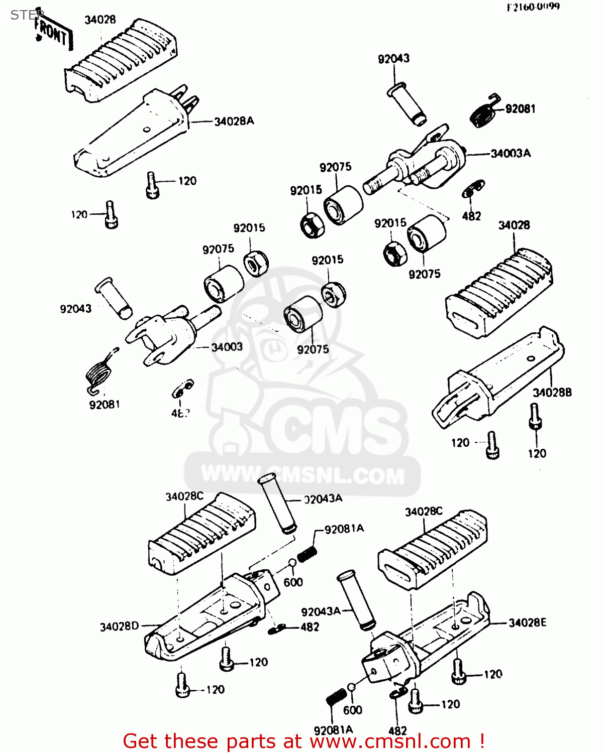 STEP ZX750A5 GPZ750 1987 USA