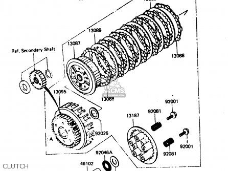 CLUTCH - ZX750A5 GPZ750 1987 USA