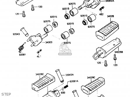 STEP - ZX750A5 GPZ750 1987 USA