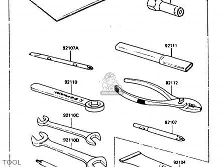 TOOL - ZX750A5 GPZ750 1987 USA