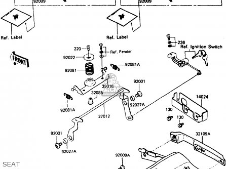 SEAT - ZX750E1 1984 EUROPE FR FU GR IT NR SD ST