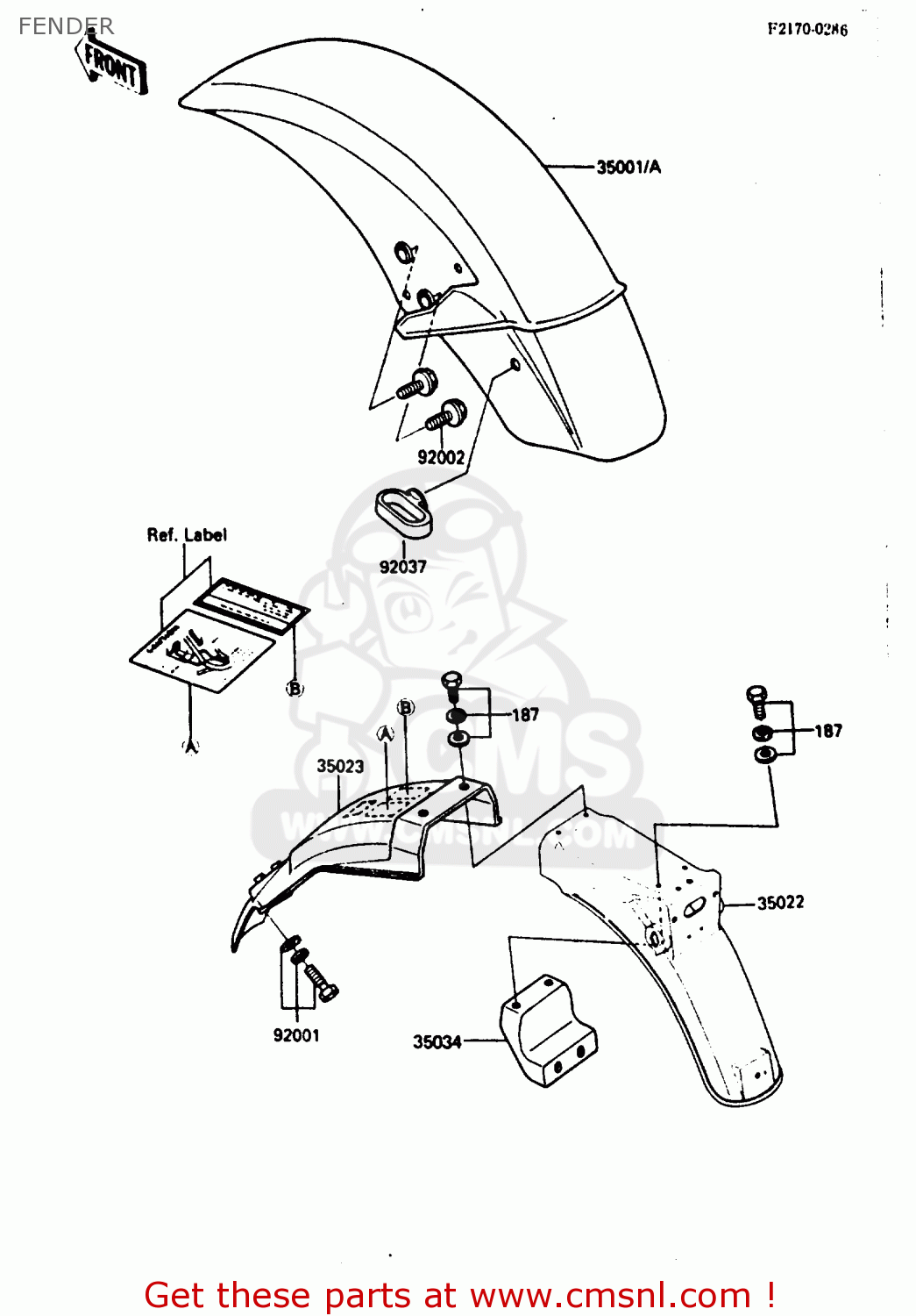 FENDER ZX750E2 1985 EUROPE UK FR FU GR IT NR SD
