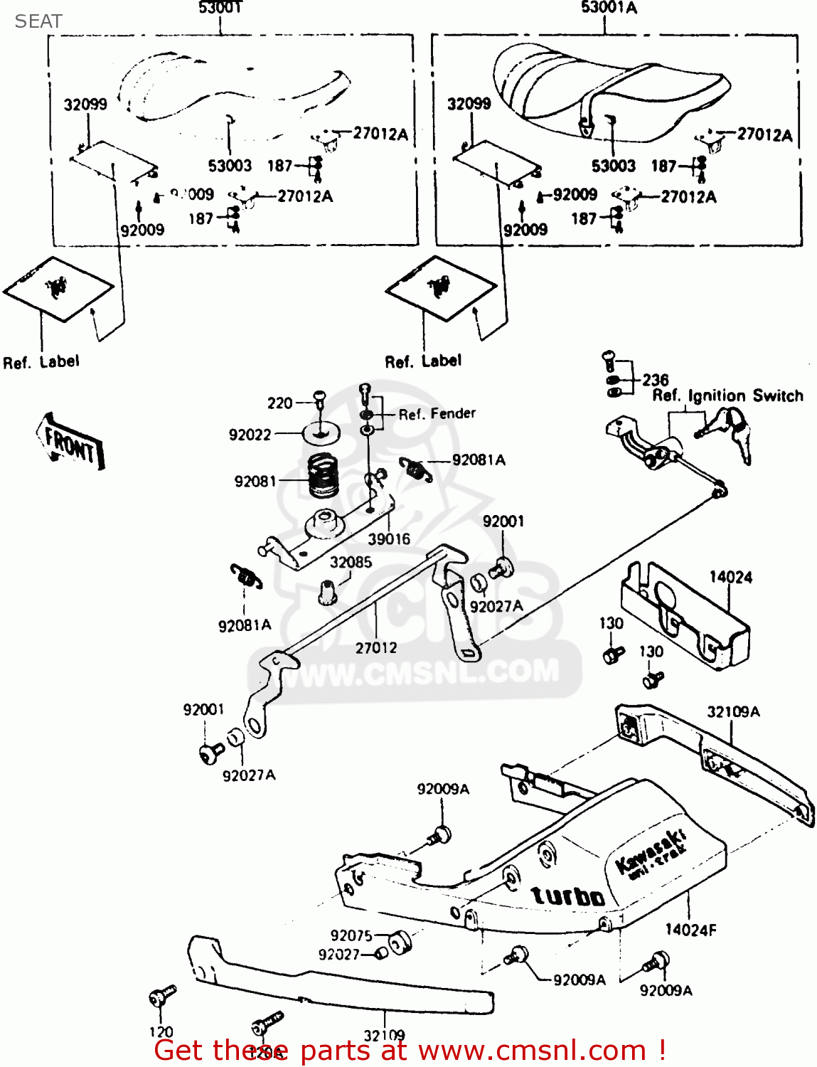 SEAT ZX750E2 1985 EUROPE UK FR FU GR IT NR SD