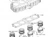 Kawasaki ZX750E2 GPZ750 TURBO 1985 USA CALIFORNIA CANADA CYLINDER PISTONS