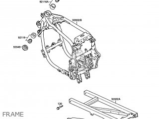 FRAME - ZX750F1 GPX750R 1987 EUROPE FR UK AR FG GR IT NR SD SP ST