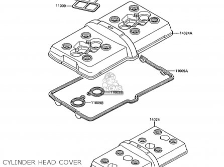 CYLINDER HEAD COVER - ZX750F2A GPX750R 1988 UNITED KINGDOM