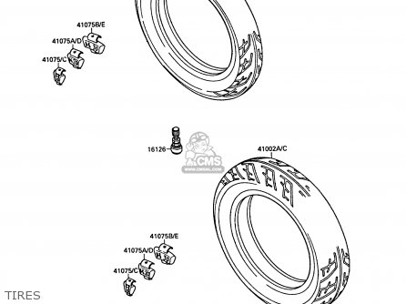 TIRES - ZX750F3 GPX750R 1989 EUROPE FR UK AR NR