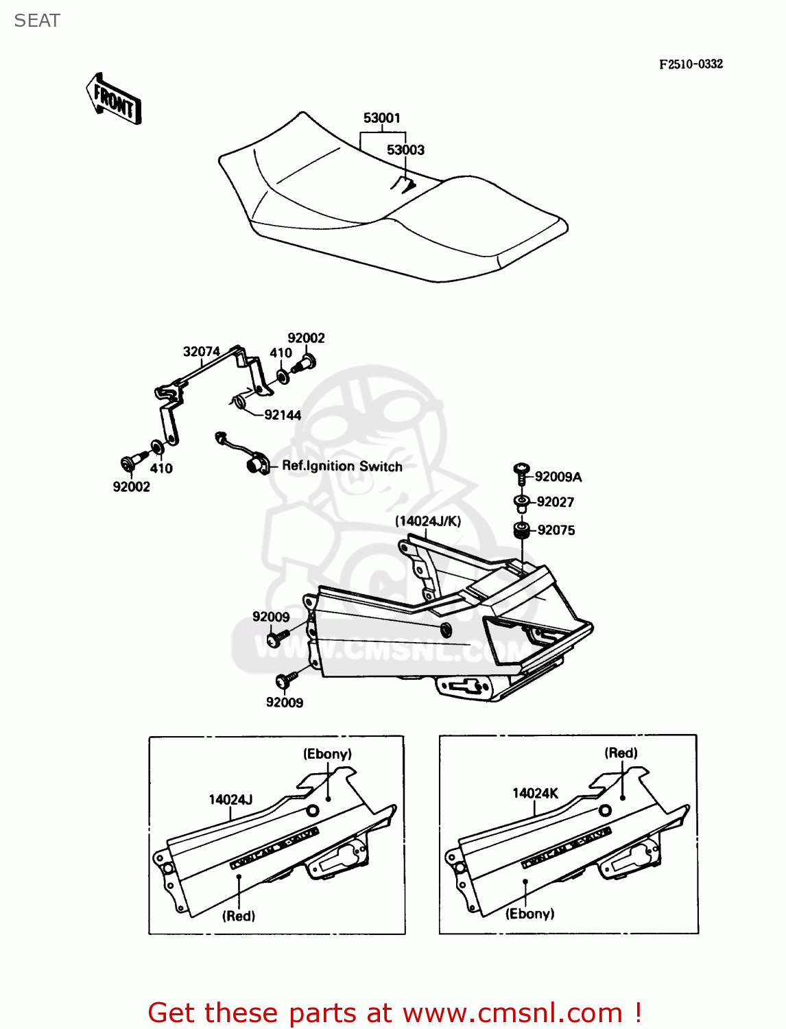 SEAT ZX750F3 NINJA 750R 1989 USA CALIFORNIA