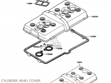 CYLINDER HEAD COVER - ZX750F3 NINJA 750R 1989 USA CALIFORNIA