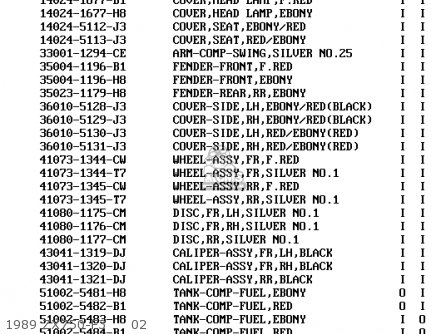 1989 ZX750-F3     02 - ZX750F3 NINJA 750R 1989 USA CALIFORNIA