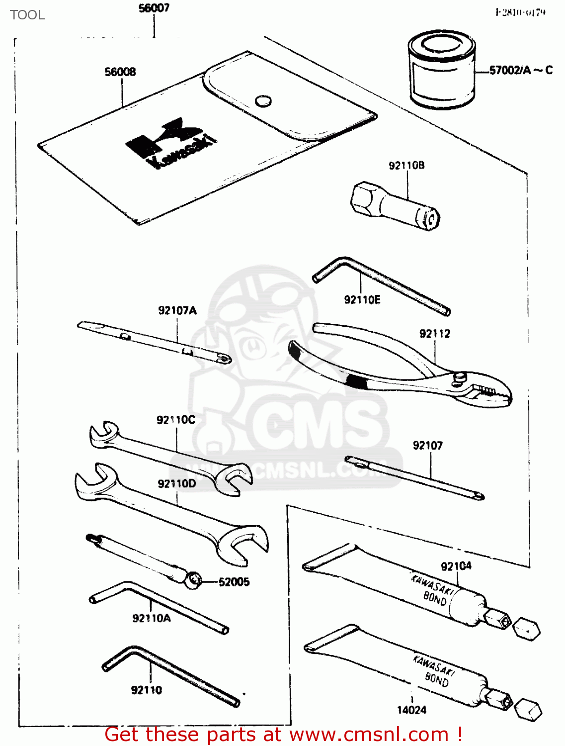 TOOL ZX750G2 1985 EUROPE UK FR GR IT NR SD