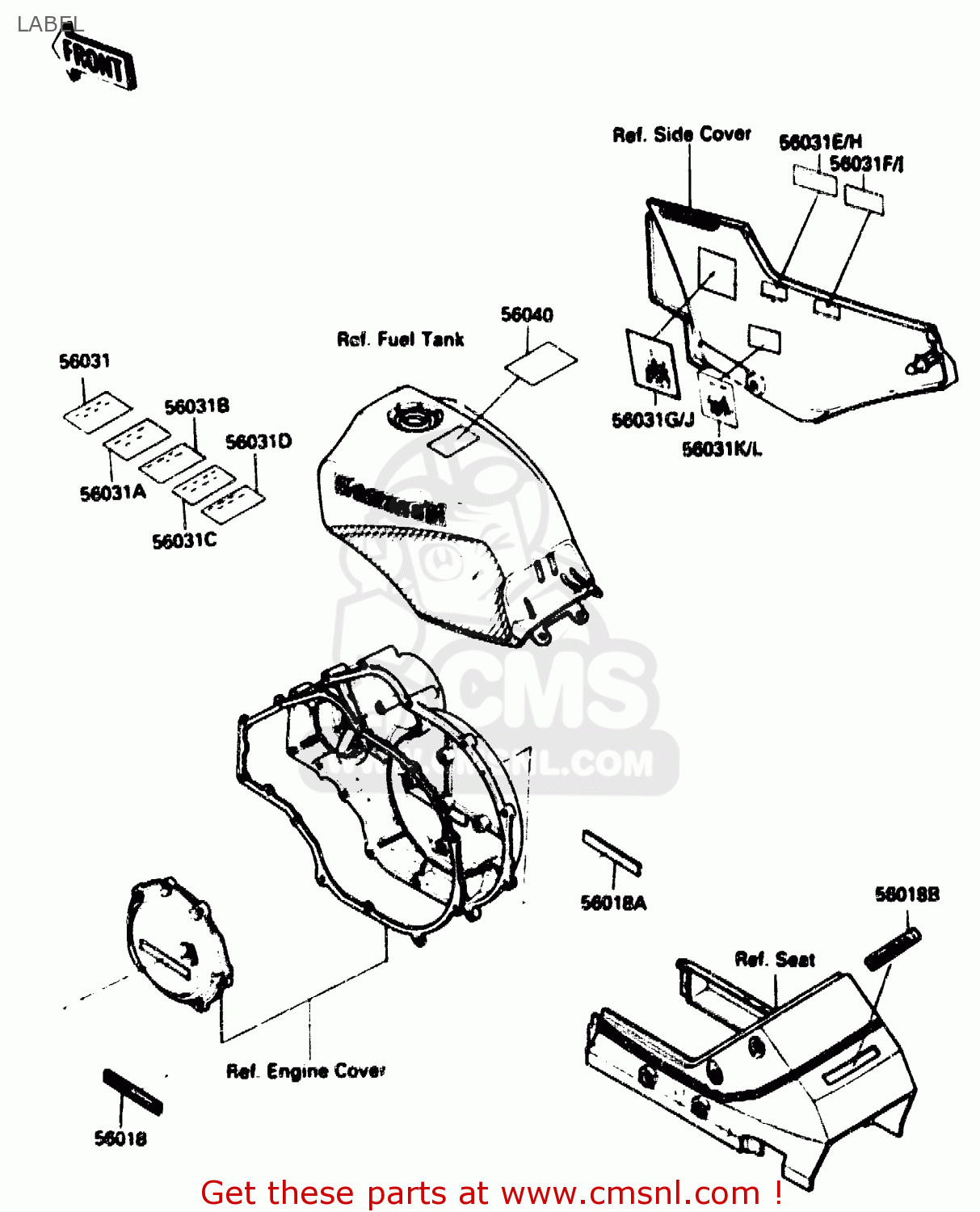 LABEL ZX750G2 1985 EUROPE UK FR GR IT NR SD