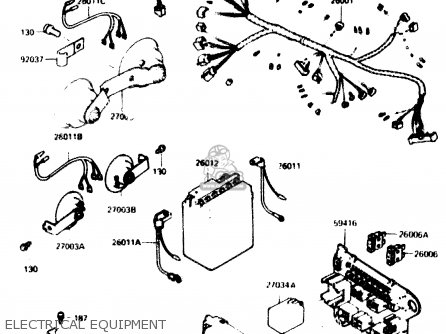 ELECTRICAL EQUIPMENT - ZX750G2 1985 EUROPE UK FR GR IT NR SD