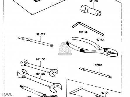 TOOL - ZX750G2 1985 EUROPE UK FR GR IT NR SD