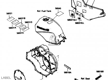 LABEL - ZX750G2 1985 EUROPE UK FR GR IT NR SD