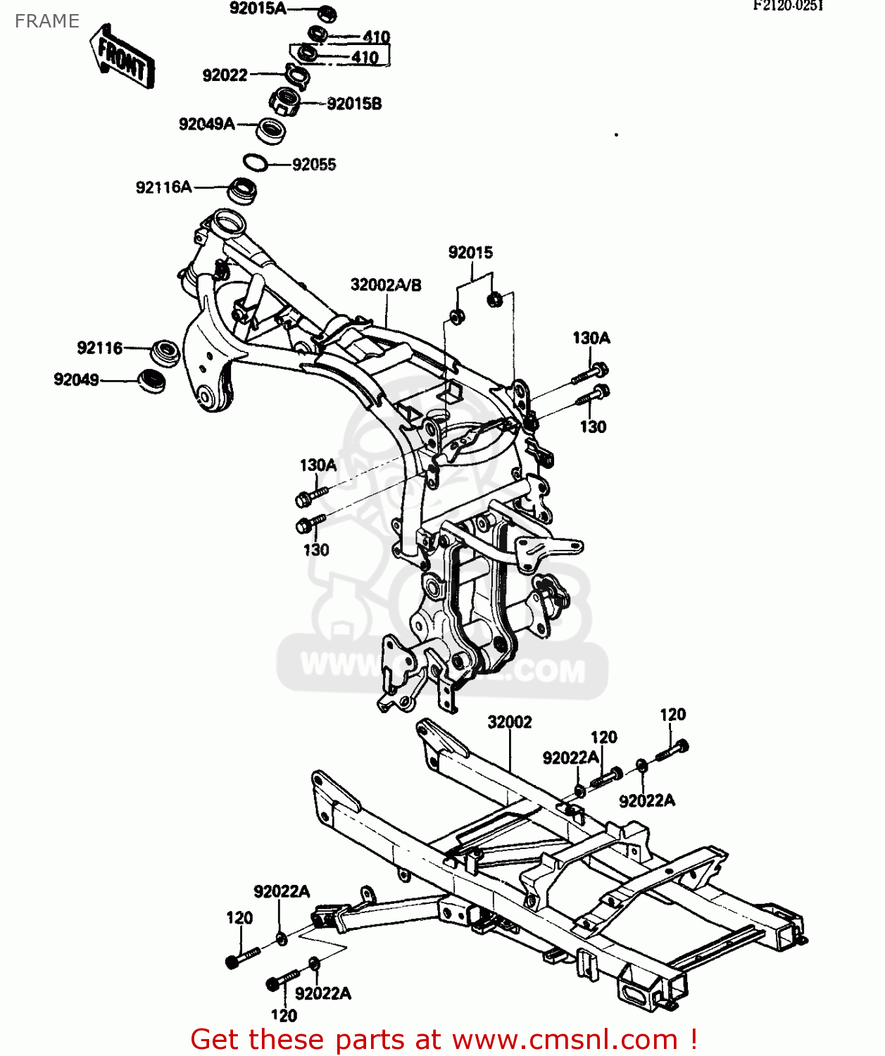 FRAME ZX750G3 1986 EUROPE UK GR SD ST WG