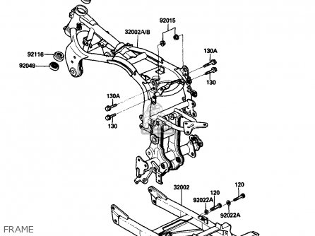 FRAME - ZX750G3 1986 EUROPE UK GR SD ST WG