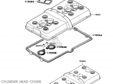 CYLINDER HEAD COVER - ZX750H1 NINJA ZX7 1989 USA CALIFORNIA CANADA