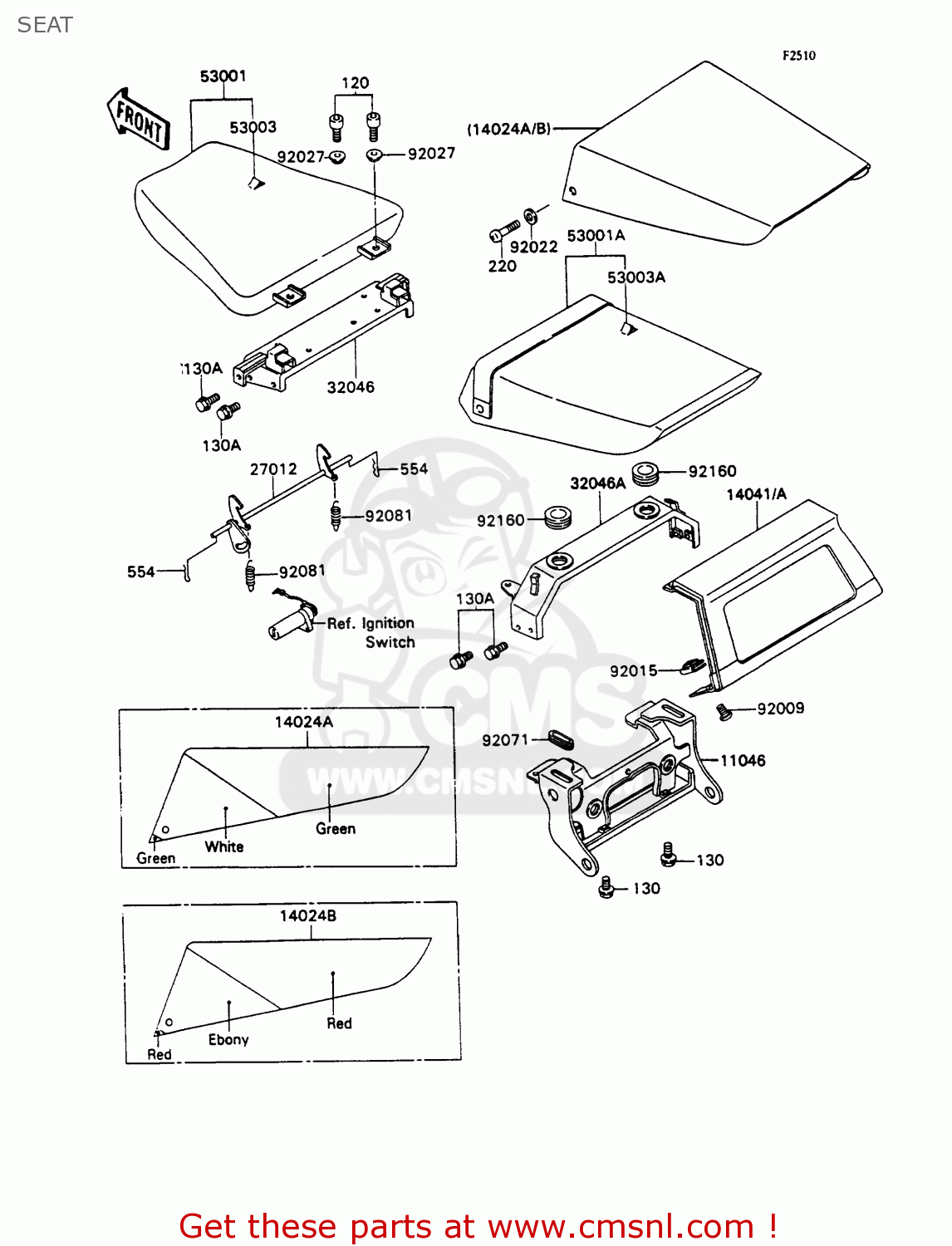 SEAT ZX750H1 ZXR750 1989 EUROPE UK FR AR FG GR IT NR SD SP ST