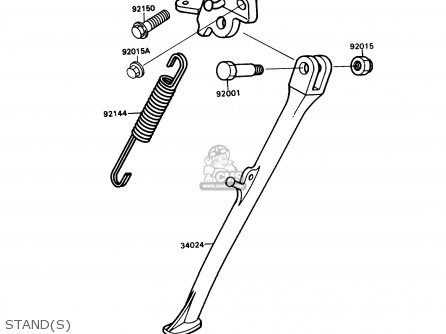 STAND(S) - ZX750H2 NINJA ZX7 1990 USA CALIFORNIA CANADA