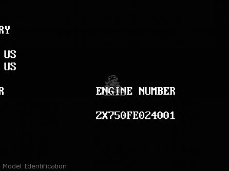 Model Identification - ZX750H2 NINJA ZX7 1990 USA CALIFORNIA CANADA