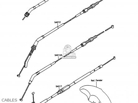 CABLES - ZX750H2 ZXR750 1990 EUROPE UK FR AR FG GR IT NR SD SP ST